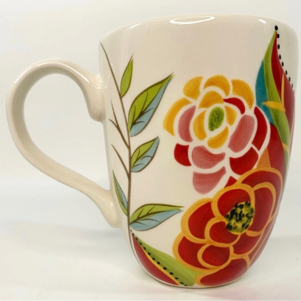 Vida Eva Mendes Rose Print Coffee Mug